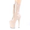 Pleaser - FLAMINGO1050 Bottes de plateforme - Chaussures de pole dance - Crème Product image